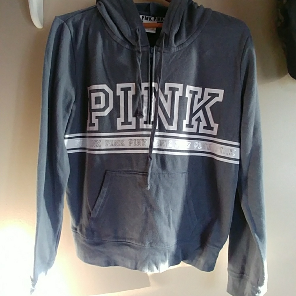 VS PINK quarter zip hoodie
